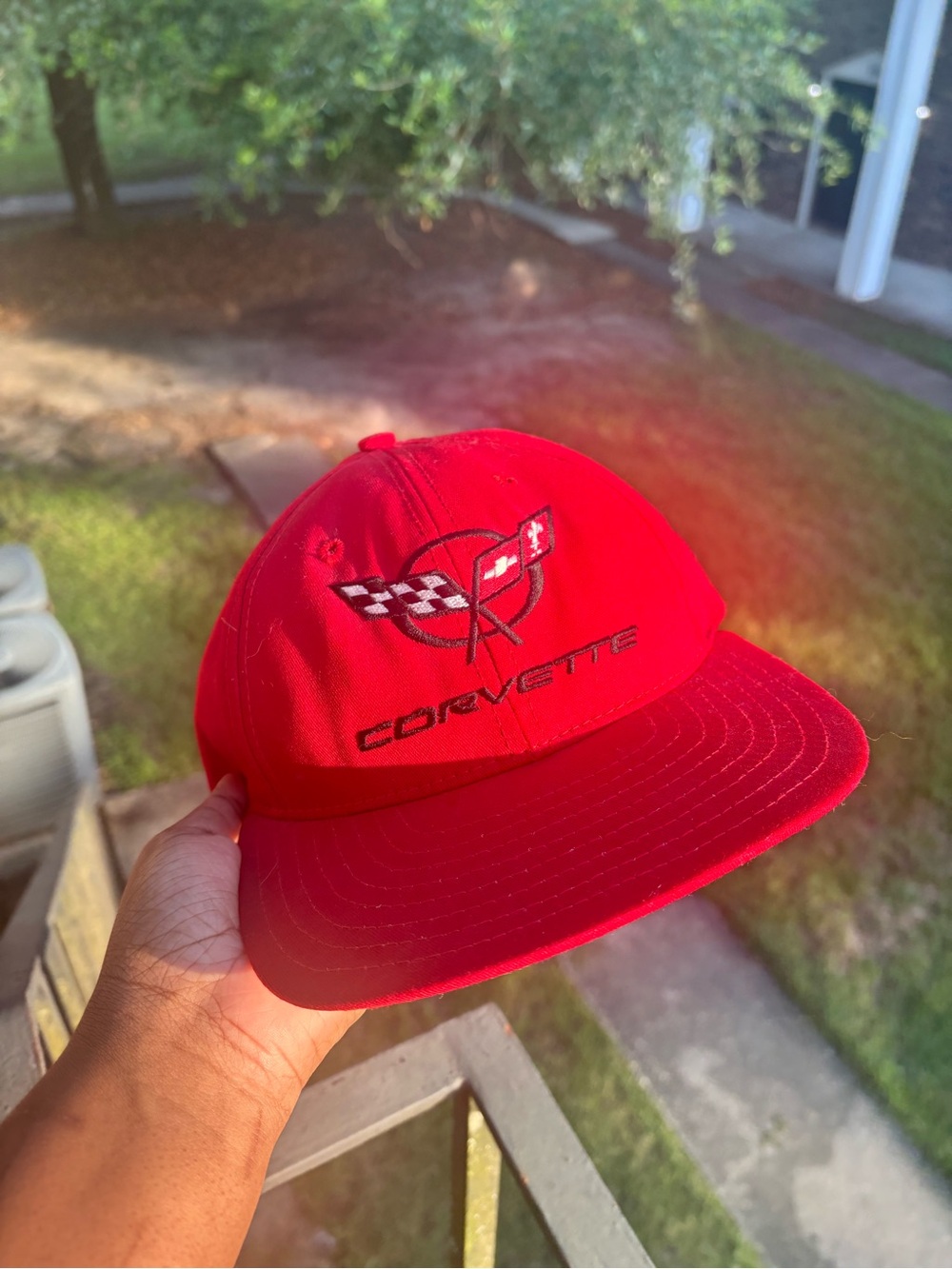 Rare Vintage 90s Classic Sportswear Embroidered Chevrolet Corvette SnapBack Hat